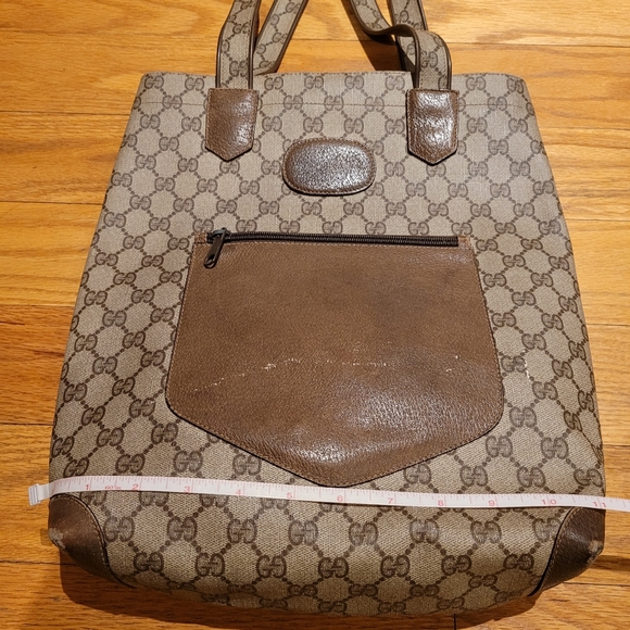 Authentic Vintage Gucci Logo Tote - Picture 2 of 14